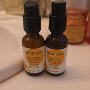 Mad Hippie Sheer Tint Sun Serum — Brown Bottle with Yellow Label